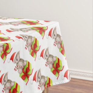 Koala-Kandit-Geschenk-Wasserfarbe-Christmas-Kunst Tischdecke