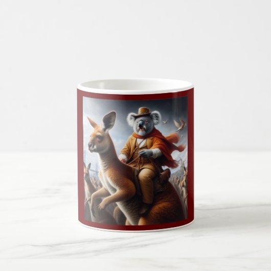 Koala Kangaroo Rider Kaffeetasse (Mittel)