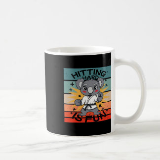 Koala Karate Martial Arts Cartoon Energetisch Humo Kaffeetasse