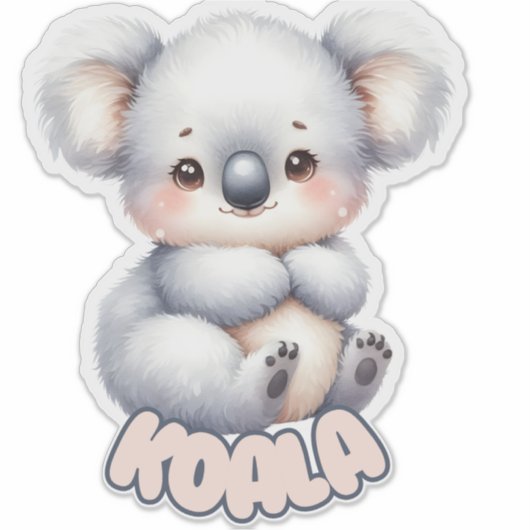 KOALA - KINDERZIMMER STICKER (Vorderseite)