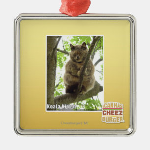 Koala Kitteh Ornament Aus Metall
