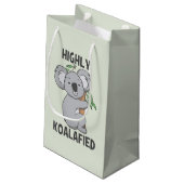 Koala Kleine Geschenktüte (Rückseite Schrägansicht)