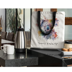 Koala-Knuddler in Farbe, individuell Tasche