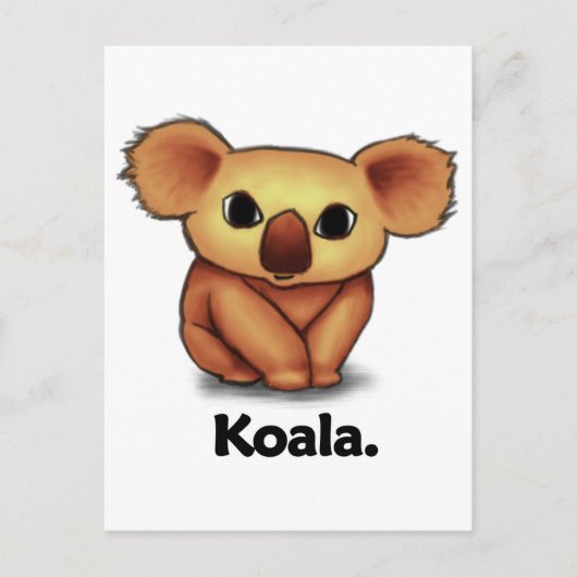 Koala Koala. Postkarte (Vorderseite)