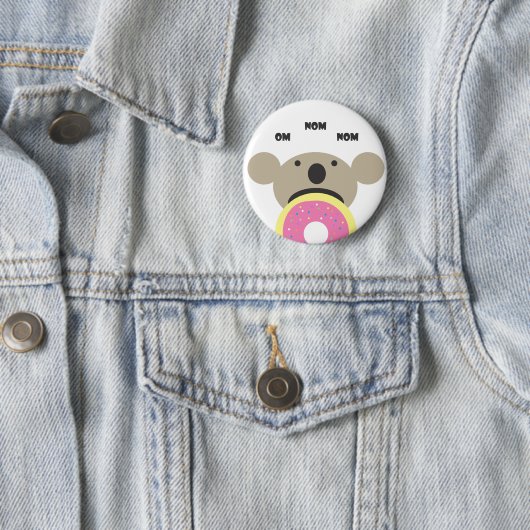 Koala-Krapfen-Diät Button (Beispiel)