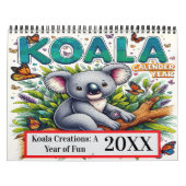 Koala Kreationen: Ein Jahr des Vergnügens 2025/202 Kalender (Titelbild)