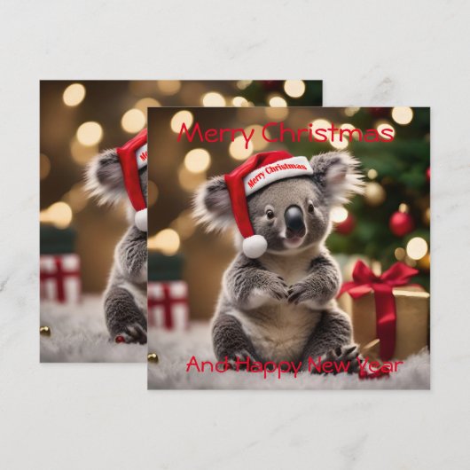"Koala Kris Kringle: Christmas Down Under" (Vorne/Hinten)