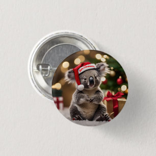 "Koala Kris Kringle: Christmas Down Under" Button