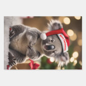 "Koala Kris Kringle: Christmas Down Under" Geschenkpapier Set (Vorderseite 2)