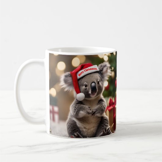 "Koala Kris Kringle: Christmas Down Under" Kaffeetasse (Links)
