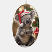 "Koala Kris Kringle: Christmas Down Under" Keramik Ornament (Links)