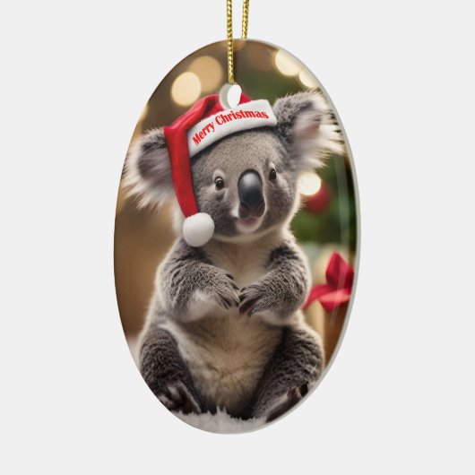"Koala Kris Kringle: Christmas Down Under" Keramik Ornament (Links)