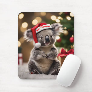"Koala Kris Kringle: Christmas Down Under" Mousepad