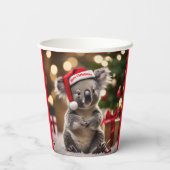 "Koala Kris Kringle: Christmas Down Under" Pappbecher (Rückseite)