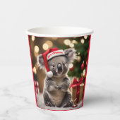 "Koala Kris Kringle: Christmas Down Under" Pappbecher (Vorderseite)