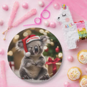 "Koala Kris Kringle: Christmas Down Under" Pappteller (Party)