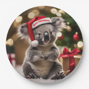"Koala Kris Kringle: Christmas Down Under" Pappteller