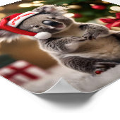 "Koala Kris Kringle: Christmas Down Under" Poster (Ecke)