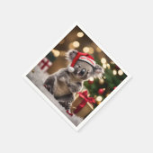 "Koala Kris Kringle: Christmas Down Under" Serviette (Ecke)