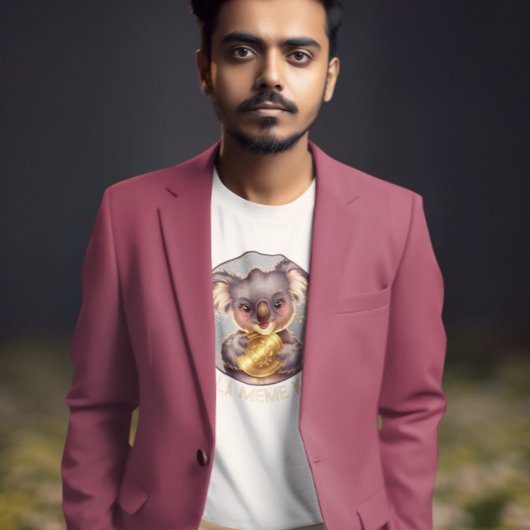 KOALA Kryptogeschenk, Membermünzhändler T Papa T-Shirt