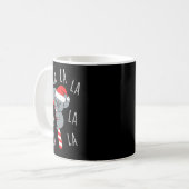 Koala La La La La - Aussie Xmas Pun Funny Australi Kaffeetasse (Vorderseite Links)