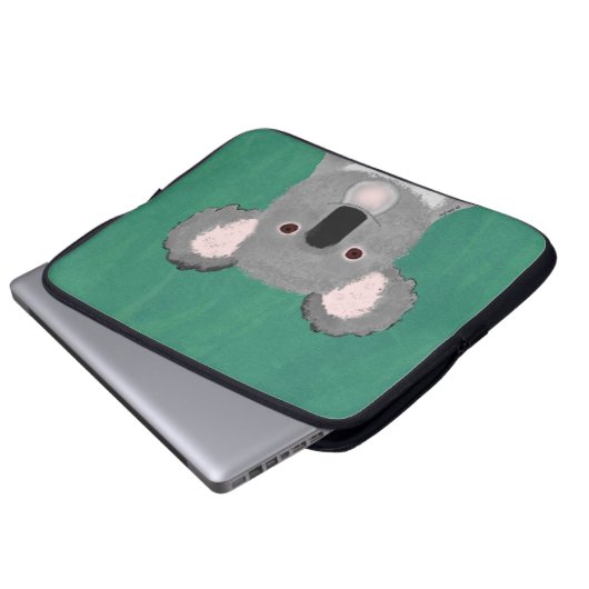 Koala Laptop Sleeve (Vorne Knopf)