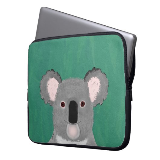Koala Laptop Sleeve (Vorderseite Links)