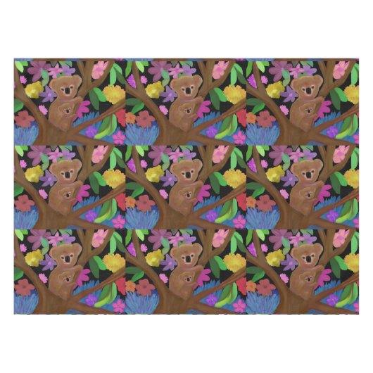 Koala-Lebensraum-Tischdecke Tischdecke (Vorderseite (Horizontal))