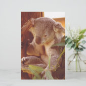 Koala Liebe Briefpapier (Stehend Vorderseite)