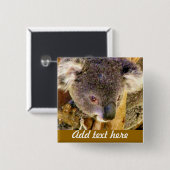Koala Liebe_ Button (Vorne & Hinten)