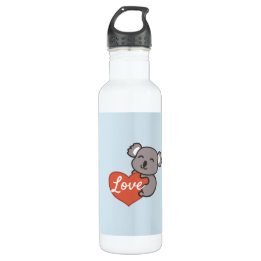 Koala-Liebe Edelstahlflasche