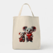 Koala Liebe: Ein Teich der Natur Tragetasche (Rückseite)