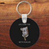 Koala - Life Is Better With Koalas Schlüsselanhänger (Vorderseite)