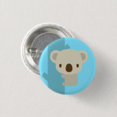 koala light blue : pins button (Vorne & Hinten)