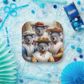 Koala Little Women Pappteller (Party)