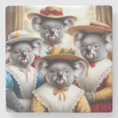 Koala Little Women Steinuntersetzer (Vorderseite)
