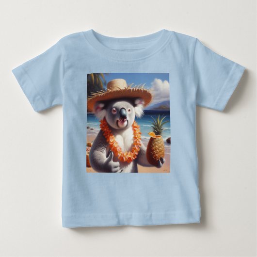 Koala Luau Baby T-shirt (Vorderseite)