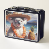 Koala Luau Metall Brotdose (Rückseite)