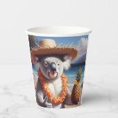 Koala Luau Pappbecher (Vorderseite)