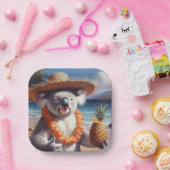 Koala Luau Pappteller (Party)