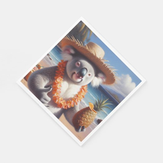 Koala Luau Serviette (Ecke)