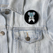 Koala macht Karate Button (Beispiel)