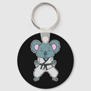 Koala macht Karate Schlüsselanhänger