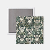 Koala-Magnet Magnet (Vorderseite/Rückseite)