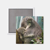 Koala Mama und New Baby Magnet (Vorderseite/Rückseite)