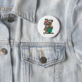 Koala Mama Weihnachtsdesign Button (Beispiel)