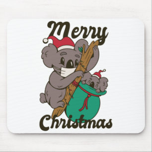 Koala-Mama-Weihnachtsdesign Mousepad