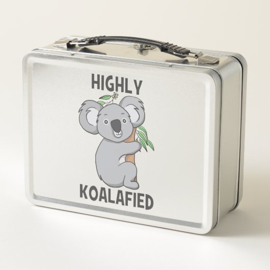 Koala Metall Brotdose (Rückseite)