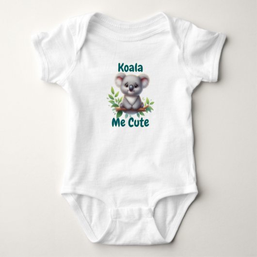 Koala Mich Süß Baby Strampler (Vorderseite)