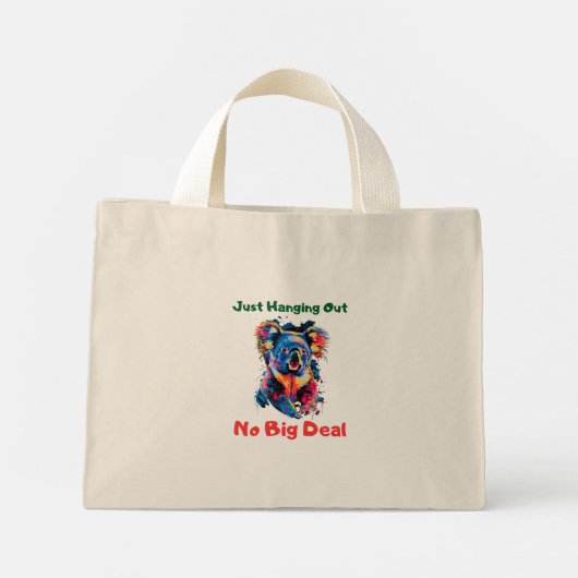 Koala Mini Stoffbeutel (Rückseite)